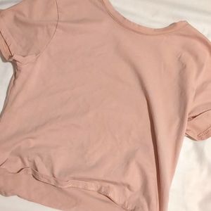 Splash cute and cropped baby tee (L)